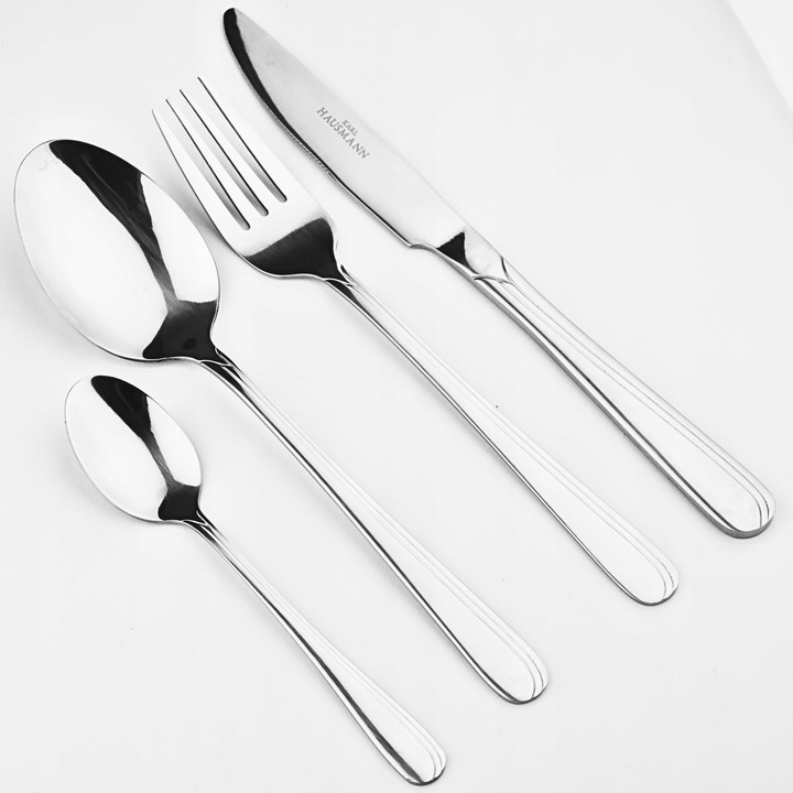 SZTUĆCE ZESTAW SZTUĆCÓW KOMPLET 24el dla 6 osob SOPHIE+PUDEŁKO POŁYSK