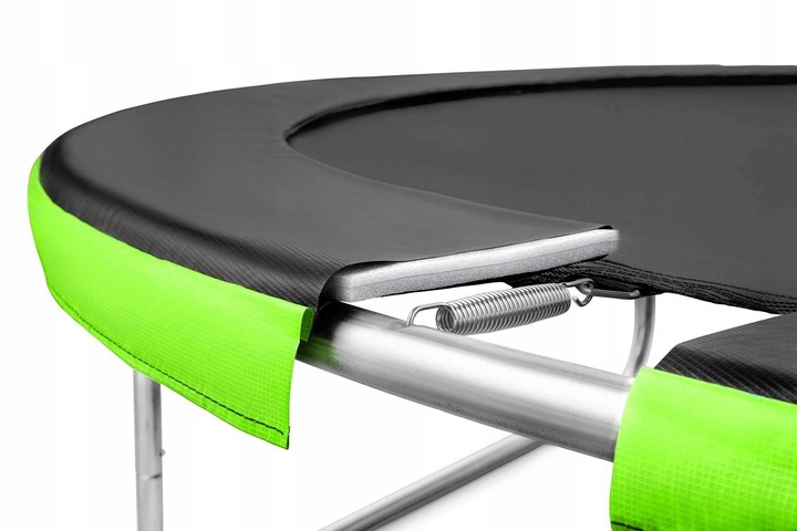 TRAMPOLINA OGRODOWA DLA DZIECI DO OGRODU Z SIATKĄ WEWNĘTRZNĄ 8FT 252CM