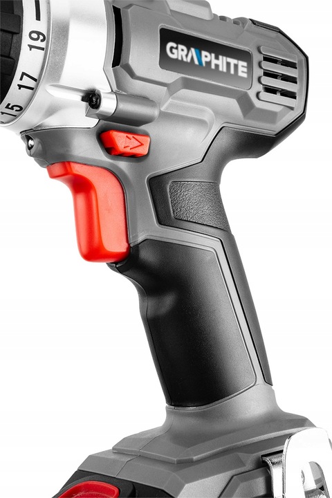 GRAPHITE Wiertarko Wkrętarka Akumulatorowa 18V Energy + 3 Adaptery