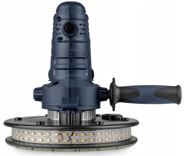 SZLIFIERKA DO GIPSU GŁADZI 180MM SIECIOWA Z TAŚMĄ LED + 6 PAPIERÓW