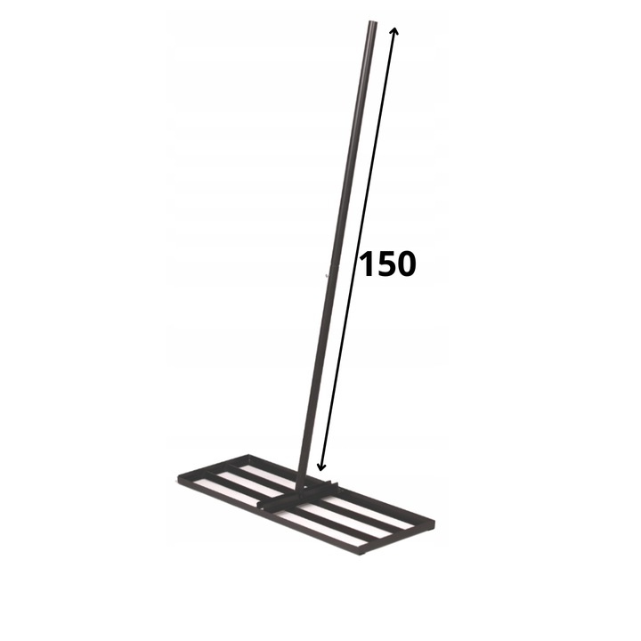 Niwelator Terenu Grabie 90 x 30 cm trzonek stalowy LEVELAWN, LEVEL