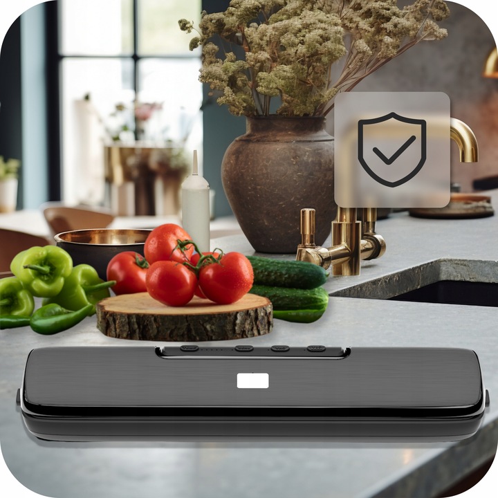 ZGRZEWARKA PRÓŻNIOWA DO ŻYWNOŚCI PAKOWARKA O MOCY 135W + ZESTAW WORKÓW XXL