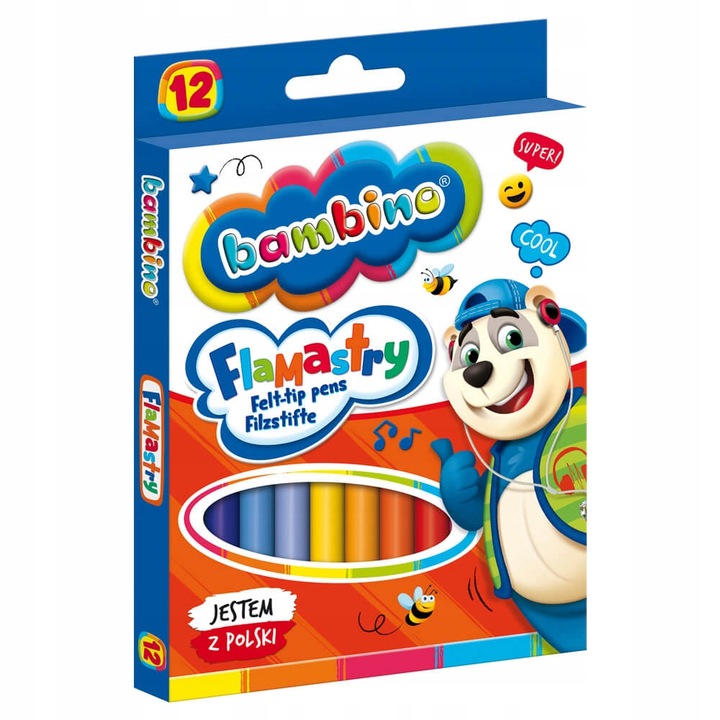 WYPRAWKA SZKOLNA XXL DLA KLAS 0-3 BAMBINO, ZESTAW 19 PRZYBORÓW SZKOLNYCH