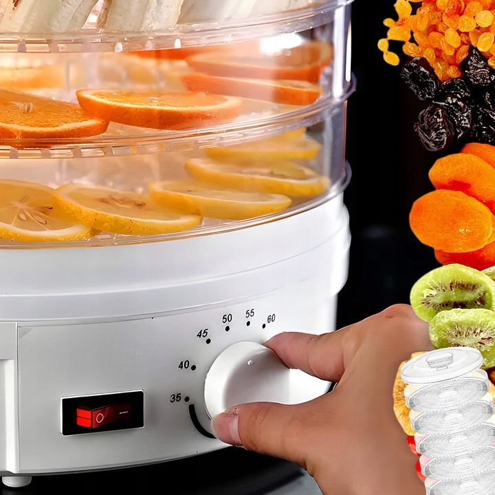 SUSZARKA DO GRZYBÓW OWOCÓW ZIÓŁ WARZYW ŻYWNOŚCI SPOŻYWCZA 5 SIT MOCNA