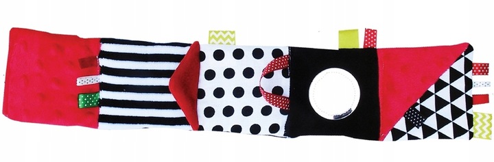 Hencz Kontrastowa Książeczka Sensoryczna CZERWONA