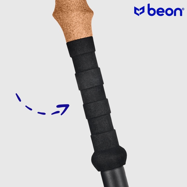 KIJE TREKKINGOWE SKŁADANE REGULOWANE KIJKI W GÓRY TURYSTYCZNE BEON FOLD