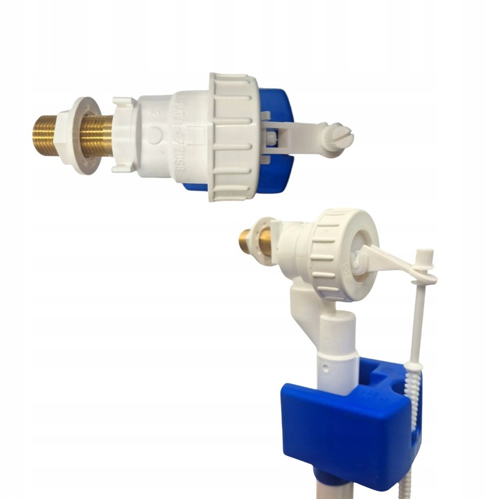 Zawór napełniający 3/8 mosiężny do spłuczki DN10 uniwersalny pływak WC