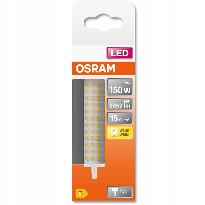 Żarówka LED R7s ŻARNIK 118mm 19W 150W 2700K OSRAM