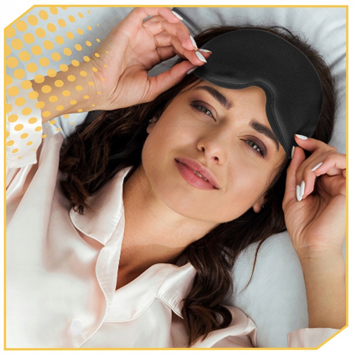 OPASKA NA OCZY DO SPANIA MASKA 3D REGULOWANA LEKKA