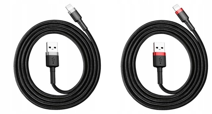 Kabel 2m do iPhone 14 13 12 PRO X XR 8 7 USB-LIGHTNING Przewód BASEUS Mocny