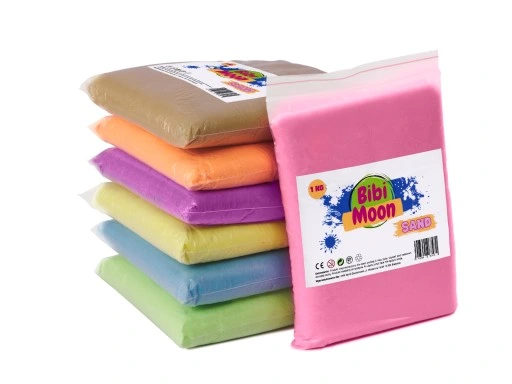BibiMoon Piasek Kinetyczny 5kg ZESTAW PIASKOWNICA FOREMKI