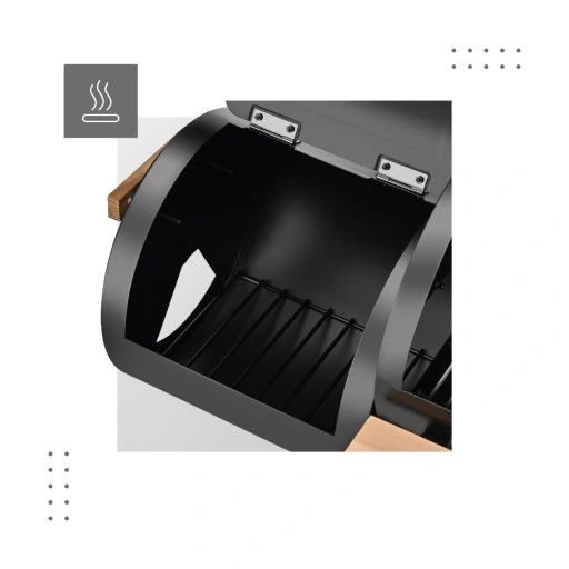 Grill Ogrodowy Węglowy DUŻY z WĘDZARNIĄ Mark Adler Roast 7.0