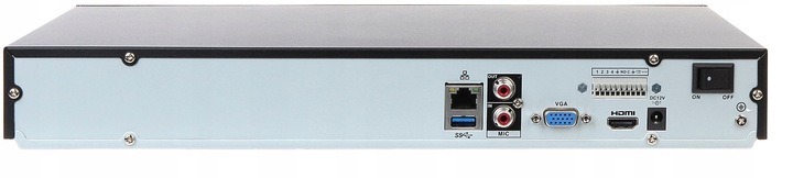 REJESTRATOR IP 16 KANAŁÓW DAHUA DO 16 KAMER DO 12MPX 1U 2xSATA