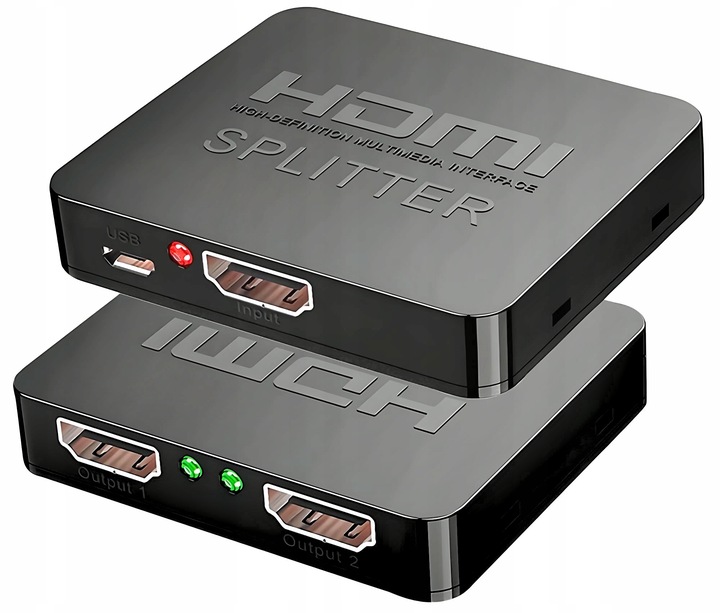 SPLITTER HDMI 2.0 1x2 ROZDZIELACZ ULTRAHD HDCP 2.2