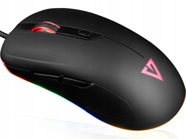 BEZKLIKOWA I CICHA MYSZKA GAMINGOWA USB RGB MODECOM VOLCANO ASSASSIN SILENT