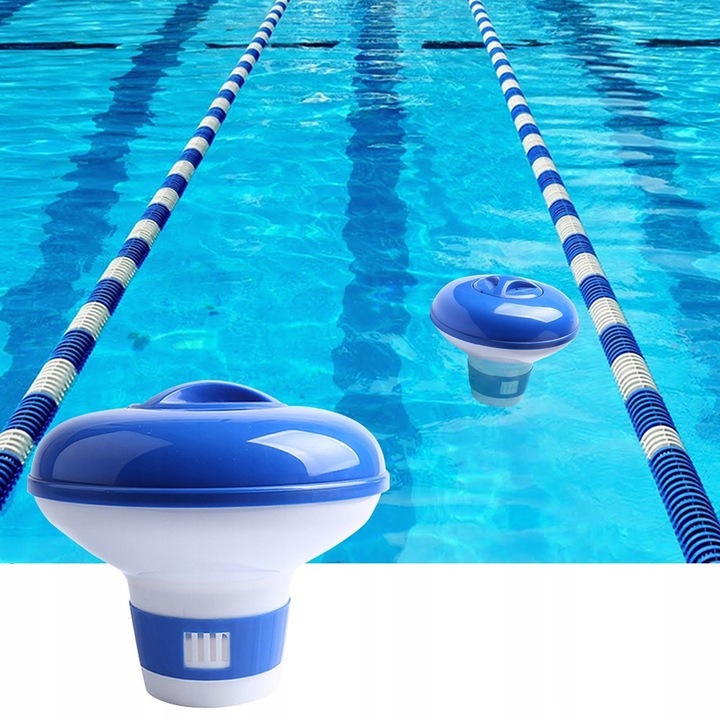 11w1 ZESTAW CHLOR 20g 1kg DO BASENU TABLETKI MULTIFUNKCYJNE BLUE + DOZOWNIK