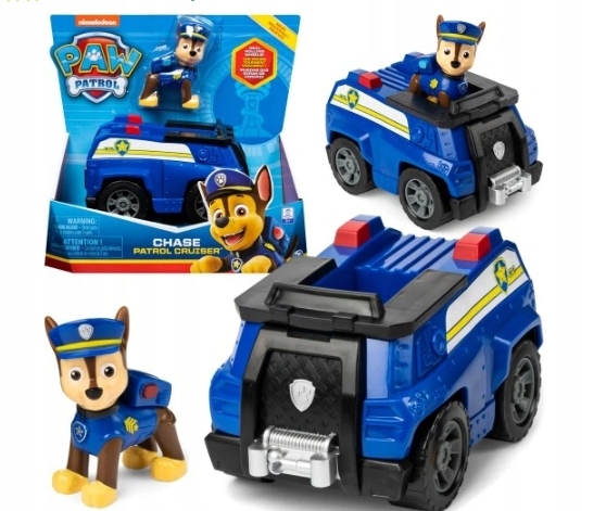 PSI PATROL CHASE POJAZD RADIOWÓZ + FIGURKA