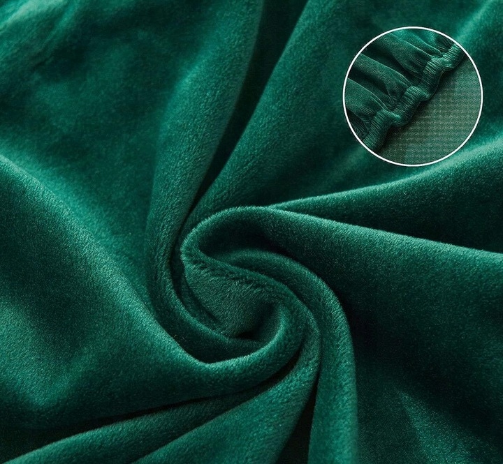 POKROWIEC NA KRZESŁO WELUR UNIWERSALNY POKROWCE NA KRZESŁA WELUROWY GRAFIT