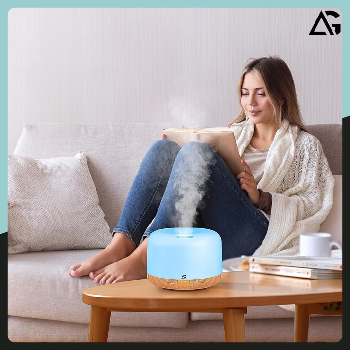 NAWILŻACZ POWIETRZA LAMPKA NOCNA DO SYPIALNI DLA DZIECI DYFUZOR