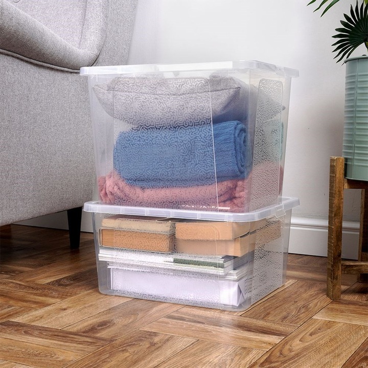 Pojemnik DO PRZECHOWYWANIA plastikowy duży pudełko box zabawki 30L