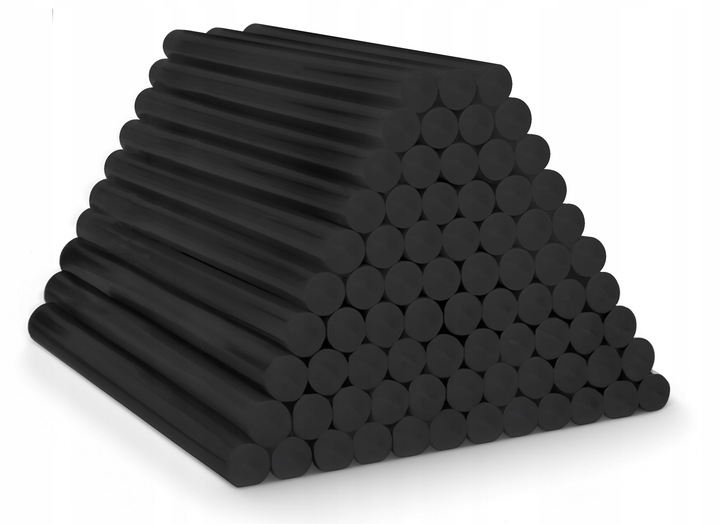 Klej do pistoletu na gorąco mocny czarny 50 sztuk PDR usuwanie