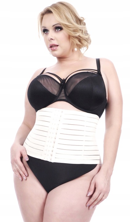 Orirose PAS gorset mocno WYSZCZUPLAJĄCY brzuch talię poporodowy Z REGULACJĄ