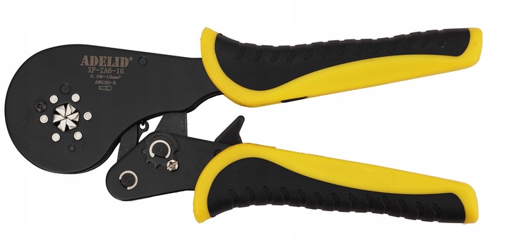 ZACISKARKA PRASKA DO TULEJEK KONEKTORÓW KABLI SZEŚCIOKĄTNA 0,08-16