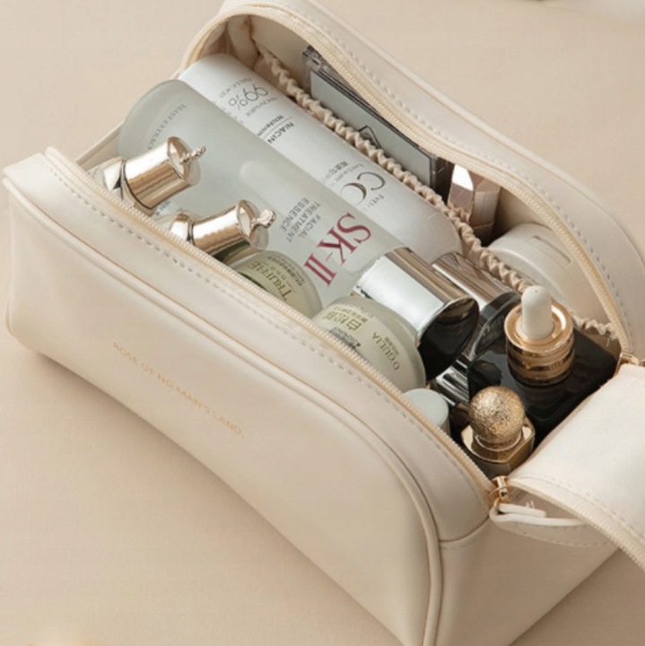 KOSMETYCZKA duża podróżna DAMSKA KUFEREK ORGANIZER na kosmetyki