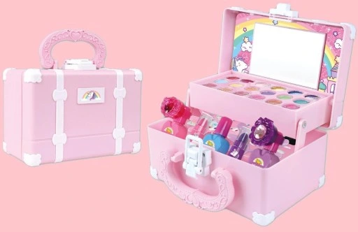 KUFEREK KOSMETYKÓW PAZNOKCI MAKIJAŻ MAKEUP ZESTAW DLA DZIEWCZYNKI PREZENT