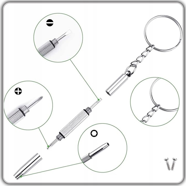 ZESTAW DO NAPRAWY OKULARÓW ŚRUBKI NOSKI SILIKONOWE 35 par nosków