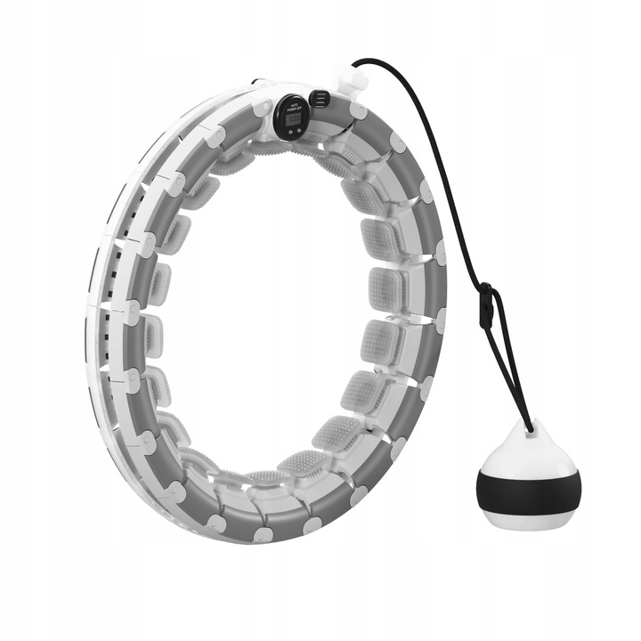 Hula hop SMART z LICZNIKIEM obciążeniem wypustkami ODCHUDZAJĄCE Athler
