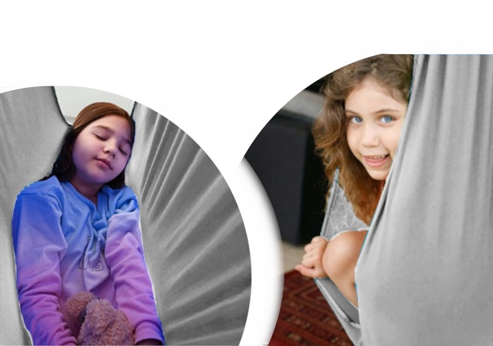 HAMAK - CHUSTA AKROBATYCZNA DLA DZIECI ,1.5*2.8M HUŚTAWKA SENSORYCZNA HAMAK