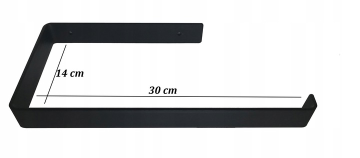 Uchwyt na duży ręcznik wieszak metalowy czyściwo MAXI XXL solidny h3