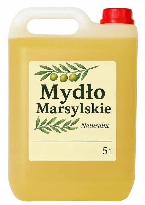 5L NATURALNE MYDŁO MARSYLSKIE EKOLOGICZNE PROSTY SKŁAD, DUŻE OPAKOWANIE