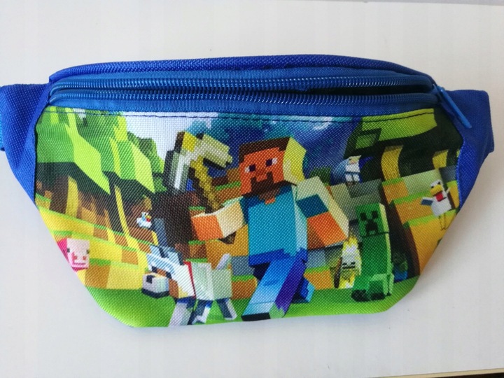 Saszetka Nerka MINECRAFT + PORTFEL Na Prezent