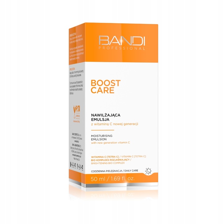 BANDI Boost Care Nawilżająca emulsja z witaminą C nowej generacji