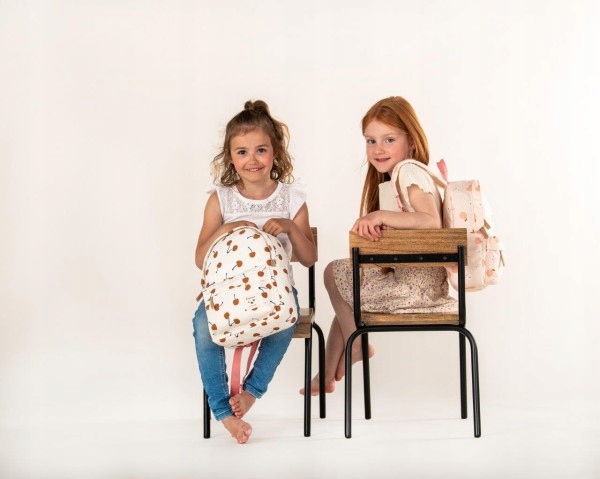 Plecak Szkolny dla Dzieci 31x23x8cm WZÓR WIŚNI