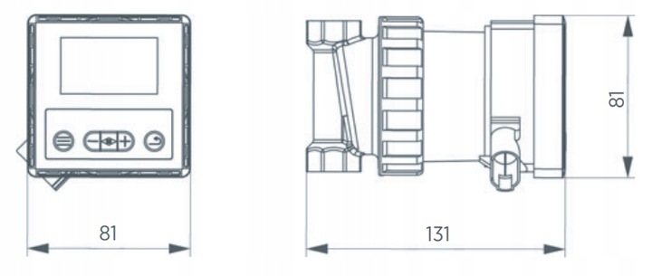 POMPA CYRKULACYJNA CWU GO.FUTURE Z+ ENERGOOSZCZĘDNA TYLKO 2,5 W + CZUJNIK!