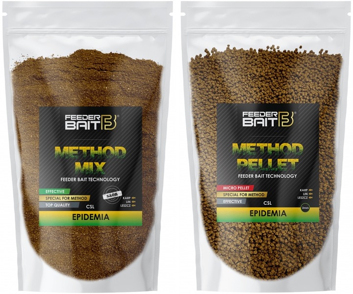 Zestaw do Metody Feeder Bait Epidemia Pellet Zanęt