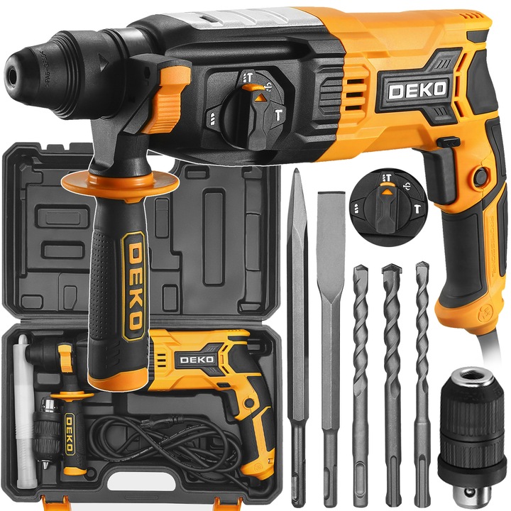 WIERTARKA UDAROWA MŁOTOWIERTARKA MOCNA WIERTARKA Z UDAREM SDS+ PLUS