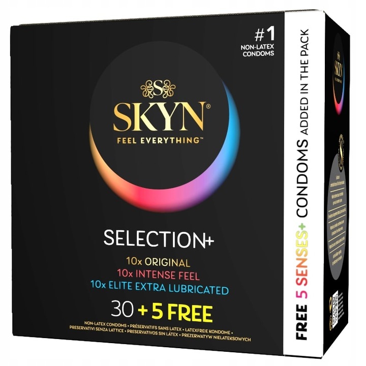Prezerwatywy SKYN SELECTION SENSES mix Intense Feel Original Elite 35 szt.