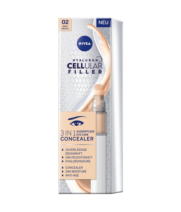 NIVEA Cellular Filler Krem korygujący cienie pod oczami kolor naturalny 4ml