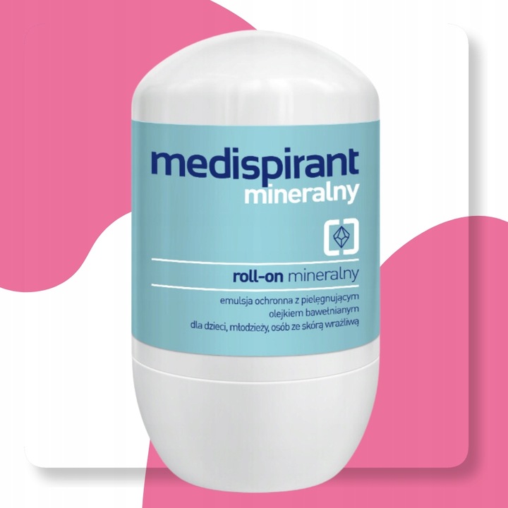 MEDISPIRANT Mineralny roll-on 40 ml Emulsja ochronna Antyperspirant w