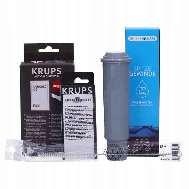 ZESTAW 1x Filtr wody do ekspresu KRUPS +Odkamieniacz +Tabletki