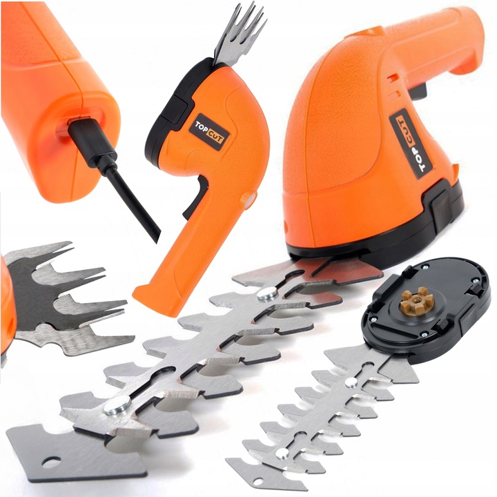 NOŻYCE DO ŻYWOPŁOTÓW KRZEWÓW TRAWNIKÓW AKUMULATOROWE 2W1 1,5AH 3,6V