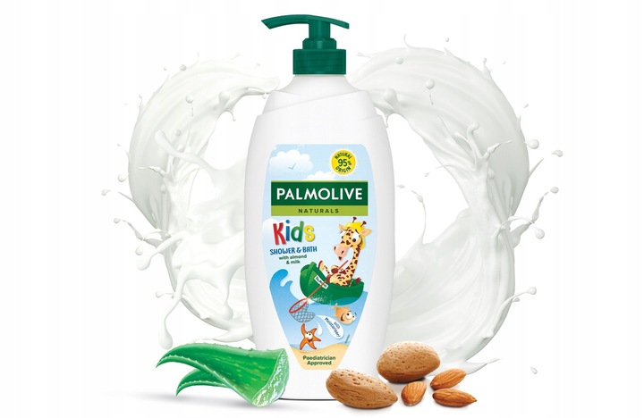 PALMOLIVE żel i płyn do kąpieli dla dzieci 3x750ml