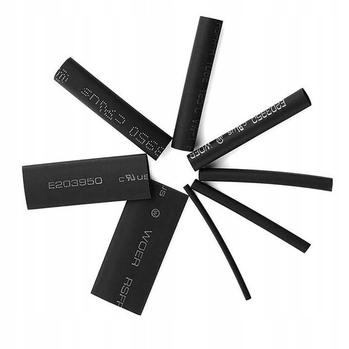 Rurka termokurczliwa 625szt zestaw rurek KONEKTORY Zestaw Węży