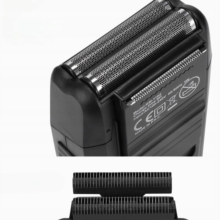 BEZPRZEWODOWA GOLARKA FOLIOWA DO GOLENIA BRODY WŁOSÓW MĘSKA MASZYNKA KEMEI