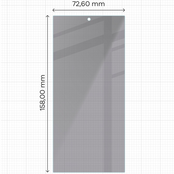 Szkło prywatyzujące Bizon do Galaxy S24 Ultra, szkiełko, szkło hartowane 9H