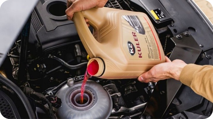 K2 T205C KULER TURBO 5L RED Płyn Chlodniczy do chłodnic CZERWONY